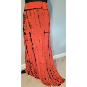 TIE DYE MAXI SKIRT